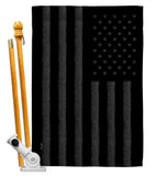 Black America - Historic Americana Vertical Impressions Decorative Flags HG141189 Made In USA