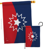 Juneteenth - Historic Americana Vertical Impressions Decorative Flags HG140884 Made In USA