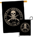 2nd Amendment Liberty - Historic Americana Vertical Impressions Decorative Flags HG170209 Made In USA