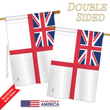 British Navy - Historical Flags of the World Vertical Impressions Decorative Flags HG140706 Printed In USA