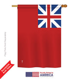 British Ren Ension - Historical Flags of the World Vertical Impressions Decorative Flags HG140707 Printed In USA