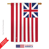 Grand Union - Historical Flags of the World Vertical Impressions Decorative Flags HG140716 Printed In USA