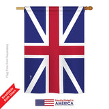 British Union - Historical Flags of the World Vertical Impressions Decorative Flags HG140719 Printed In USA