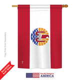 French Polynesia - Historical Flags of the World Vertical Impressions Decorative Flags HG140844 Printed In USA