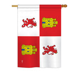 Spain Lion & Castles - Historical Flags of the World Vertical Impressions Decorative Flags HG140898 Printed In USA