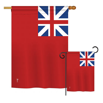 British Ren Ension - Historical Flags of the World Vertical Impressions Decorative Flags HG140707 Printed In USA