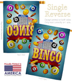 Bingo Win Night - Hobbies Interests Vertical Impressions Decorative Flags HG137088 Made In USA