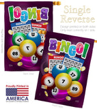 Bingo Bingo - Hobbies Interests Vertical Impressions Decorative Flags HG137089 Made In USA