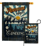 Awaits Canoeing - Hobbies Interests Vertical Impressions Decorative Flags HG109083 Made In USA