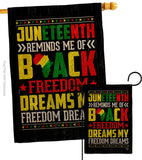 Black Freedom - Historic Americana Vertical Impressions Decorative Flags HG190152 Made In USA