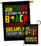 Black Freedom - Historic Americana Vertical Impressions Decorative Flags HG190152 Made In USA