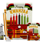 Gather Kwanzaa - Kwanzaa Winter Vertical Impressions Decorative Flags HG192719 Made In USA