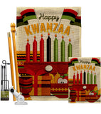 Gather Kwanzaa - Kwanzaa Winter Vertical Impressions Decorative Flags HG192719 Made In USA