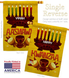 Kwanzaa Party - Kwanzaa Winter Vertical Impressions Decorative Flags HG190021 Made In USA