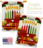 Gather Kwanzaa - Kwanzaa Winter Vertical Impressions Decorative Flags HG192719 Made In USA