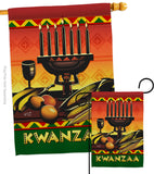 Celebrate Kwanzaa - Kwanzaa Winter Vertical Impressions Decorative Flags HG137336 Made In USA