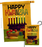 Harvest Kwanzaa - Kwanzaa Winter Vertical Impressions Decorative Flags HG190020 Made In USA