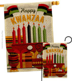 Gather Kwanzaa - Kwanzaa Winter Vertical Impressions Decorative Flags HG192719 Made In USA