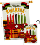 Gather Kwanzaa - Kwanzaa Winter Vertical Impressions Decorative Flags HG192719 Made In USA