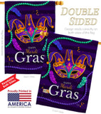 Carnival Mardi Gras - Mardi Gras Spring Vertical Impressions Decorative Flags HG118013 Made In USA