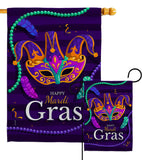 Carnival Mardi Gras - Mardi Gras Spring Vertical Impressions Decorative Flags HG118013 Made In USA