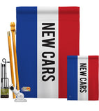 New Cars - Merchant Special Occasion Vertical Impressions Decorative Flags HG140807 Made In USA