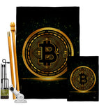 Bitcoin - Merchant Special Occasion Vertical Impressions Decorative Flags HG192639 Made In USA
