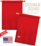 Red - Merchant Special Occasion Vertical Impressions Decorative Flags HG140918 Made In USA