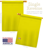 Yellow - Merchant Special Occasion Vertical Impressions Decorative Flags HG140920 Made In USA