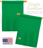 Green - Merchant Special Occasion Vertical Impressions Decorative Flags HG140999 Made In USA