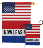 US Now Leasing - Merchant Special Occasion Vertical Impressions Decorative Flags HG140849 Made In USA