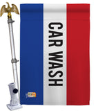 Car Wash - Merchant Special Occasion Vertical Impressions Decorative Flags HG140782 Made In USA