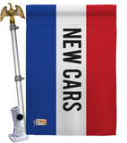 New Cars - Merchant Special Occasion Vertical Impressions Decorative Flags HG140807 Made In USA