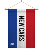 New Cars - Merchant Special Occasion Vertical Impressions Decorative Flags HG140807 Made In USA