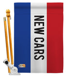 New Cars - Merchant Special Occasion Vertical Impressions Decorative Flags HG140807 Made In USA