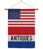 US Antiques - Merchant Special Occasion Vertical Impressions Decorative Flags HG140845 Made In USA