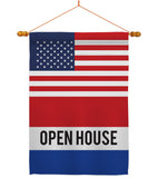 US Open House - Merchant Special Occasion Vertical Impressions Decorative Flags HG140848 Made In USA