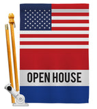 US Open House - Merchant Special Occasion Vertical Impressions Decorative Flags HG140848 Made In USA