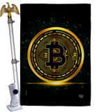 Bitcoin - Merchant Special Occasion Vertical Impressions Decorative Flags HG192639 Made In USA