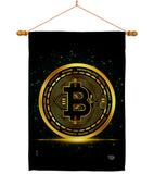 Bitcoin - Merchant Special Occasion Vertical Impressions Decorative Flags HG192639 Made In USA