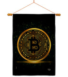 Bitcoin - Merchant Special Occasion Vertical Impressions Decorative Flags HG192639 Made In USA