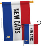 New Cars - Merchant Special Occasion Vertical Impressions Decorative Flags HG140807 Made In USA