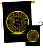 Bitcoin - Merchant Special Occasion Vertical Impressions Decorative Flags HG192639 Made In USA