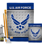 US Air Force - Military Americana Vertical Impressions Decorative Flags HG108421 Printed In USA