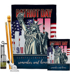 Our Fallen Heroes - Military Americana Vertical Impressions Decorative Flags HG108444 Made In USA