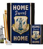 Home Sweet Air National Guard - Military Americana Vertical Impressions Decorative Flags HG108447 Made In USA