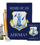 Home of Air National Guard Airman - Military Americana Vertical Impressions Decorative Flags HG108470 Made In USA