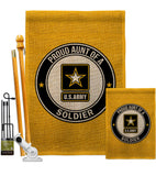 Proud Aunt Soldier - Military Americana Vertical Impressions Decorative Flags HG108488 Made In USA