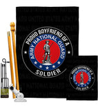 Army Proud Boyfriend Soldier - Military Americana Vertical Impressions Decorative Flags HG108510 Made In USA