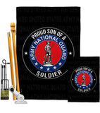 Army Proud Son Soldier - Military Americana Vertical Impressions Decorative Flags HG108591 Made In USA